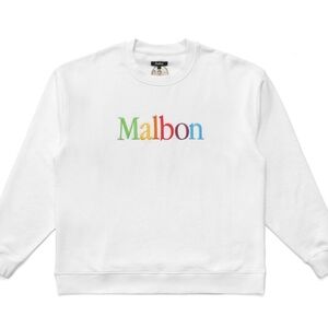 MALBON X BEAMS RAINBOW CREWNECK
